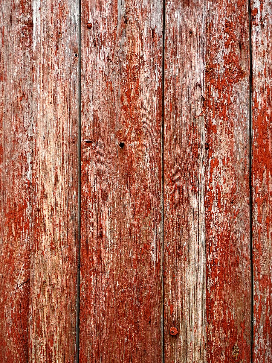 wood, old, paint, texture, boards, red, wood - material, textured HD wallpaper