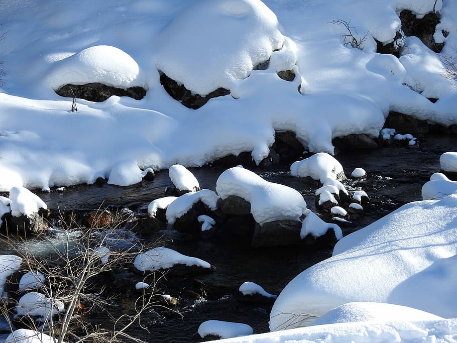 snow, winter, cold, nature, cold temperature, beauty in nature HD wallpaper