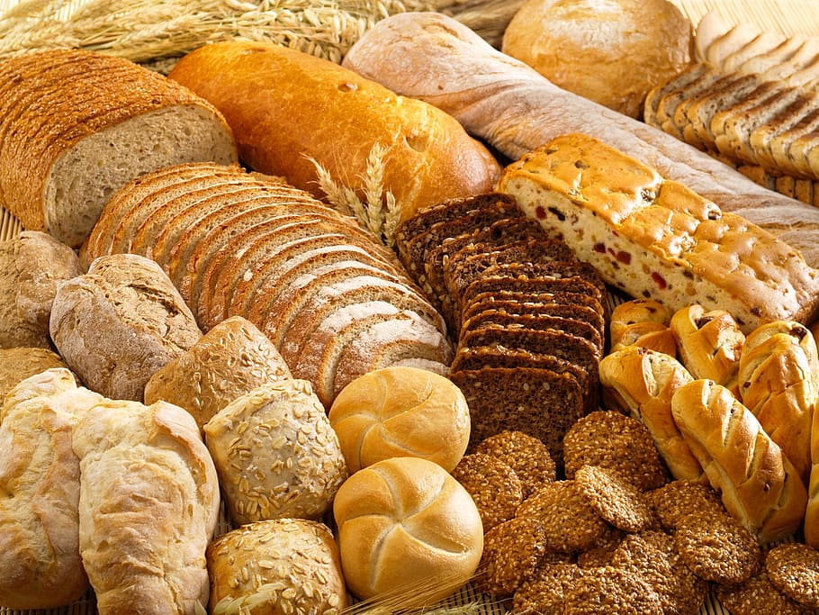 bread, candy, pies, food and drink, freshness, baked, loaf of bread HD wallpaper