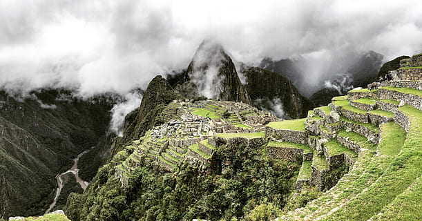 Machu Picchu, The Mysterious Machu Picchu, peak, mountain, cloud HD wallpaper
