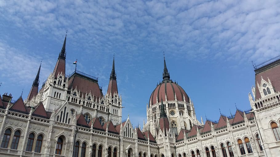 Hungarian Parliament, photography of monastery, exterior, building HD wallpaper