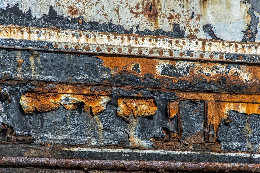 texture, rust, boat hull, peeling paint, old boat, wood, old wood HD wallpaper