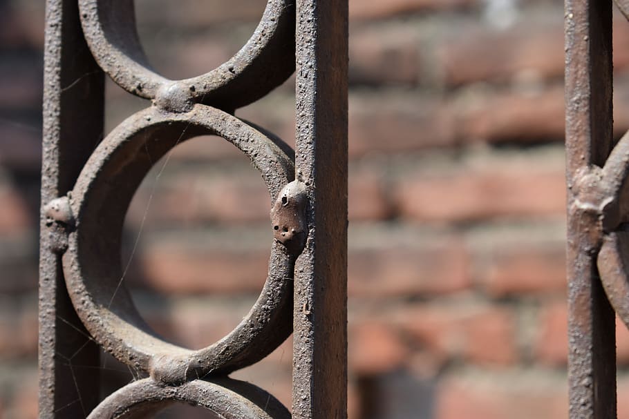 iron, rusty, old, steel, metal, focus on foreground, close-up HD wallpaper