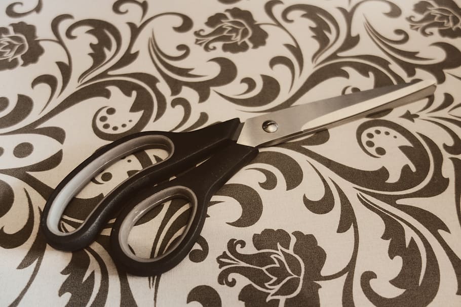 scissors, craft, cut, tailoring, hand labor, household scissors HD wallpaper