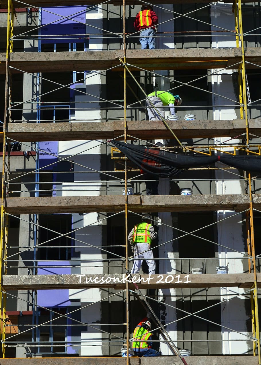 construction crew, building, site, development, job, occupation HD wallpaper