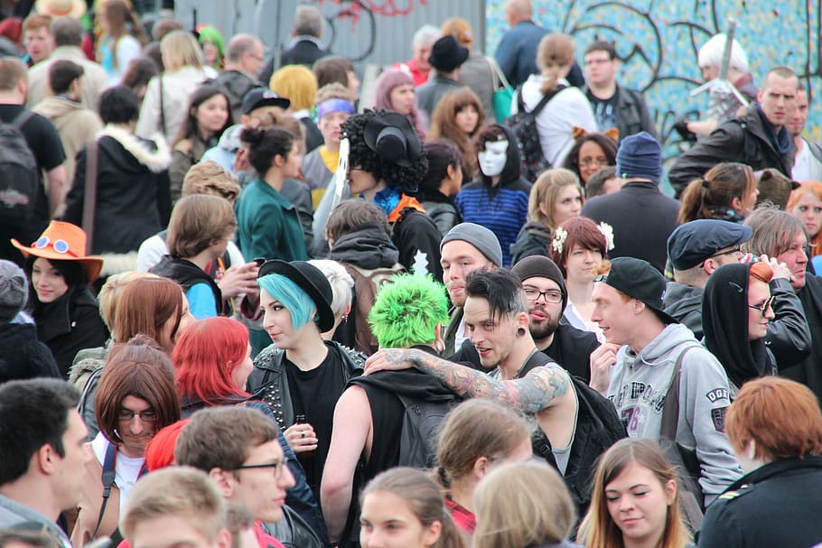 Man, Collection, Crowds, Event, Mass, man collection, group of people HD wallpaper