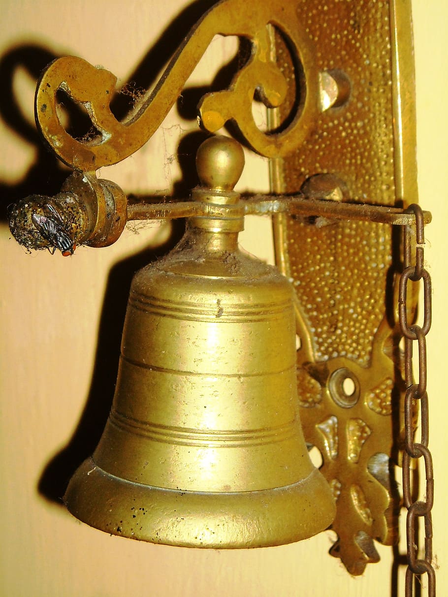 bell, antique, ancient, metal, indoors, no people, close-up HD wallpaper