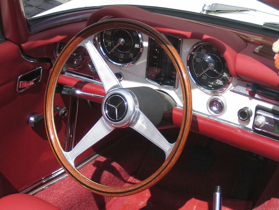 auto, oldtimer, mercedes 250, car, mode of transportation, motor vehicle HD wallpaper
