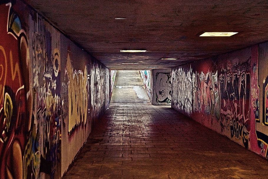 within, tunnel, empty, dark, passage, architecture, the way forward HD wallpaper
