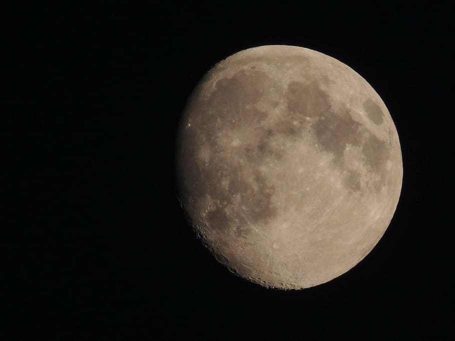 moon, night, astronomy, circle, moon surface, beauty in nature HD wallpaper