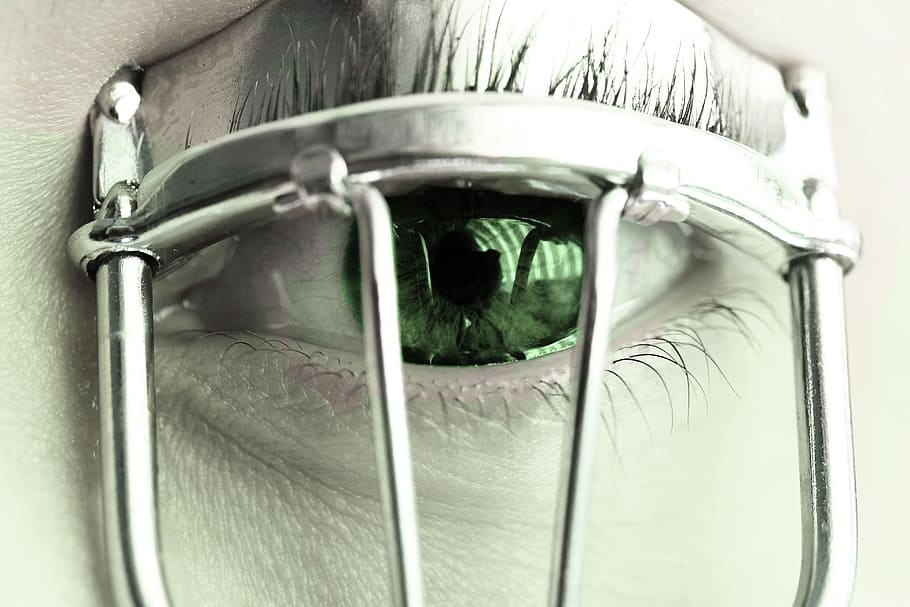 person using eyelash curler, Eye, Make-Up, Photography, green HD wallpaper