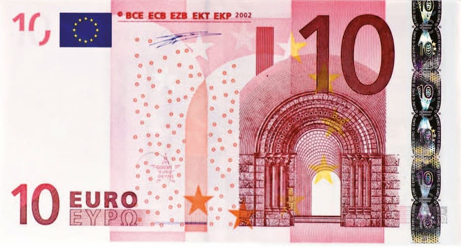 10 Euro banknote, dollar bill, money, currency, finance, paper Currency
