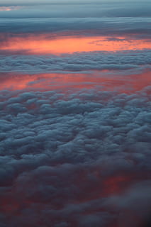white clouds, sky, sunset, sunrise, nature, summer, landscape HD wallpaper
