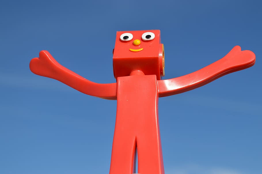 happy, sky, blue, joy, joyful, thrilled, happiness, dom, red HD wallpaper