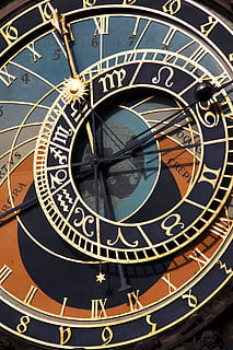 gray and blue zodiac sign table, ancient, antique, architecture HD wallpaper