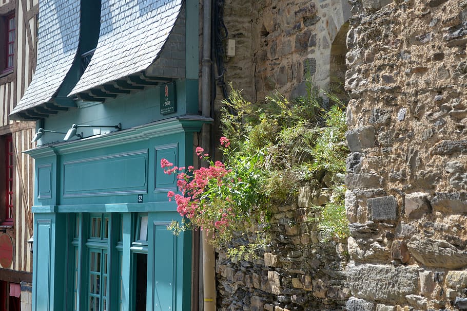 facade, pierre, old, lane, old building, village, wall, former HD wallpaper