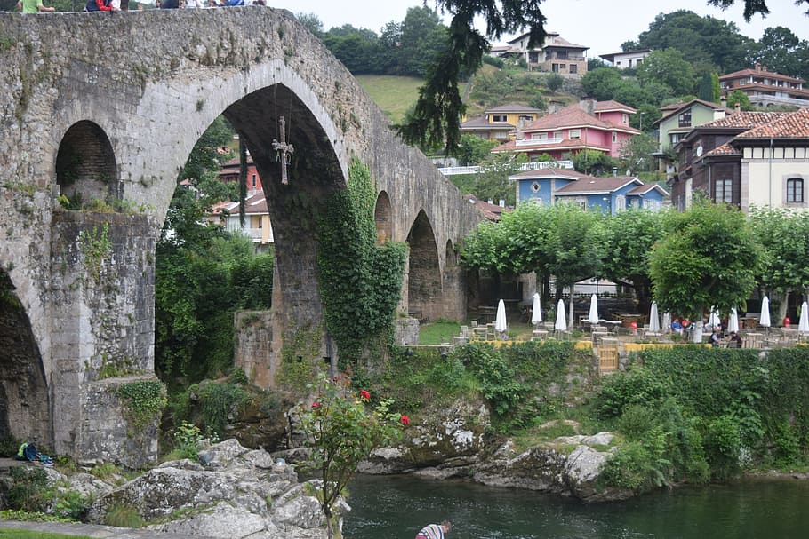 cangas de onis, asturias, spain, architecture, built structure, HD wallpaper