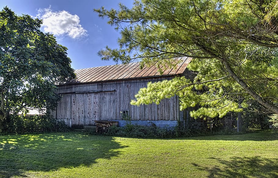 barn, rustic, barns, ohio, digital art, rural, scenic, country HD wallpaper