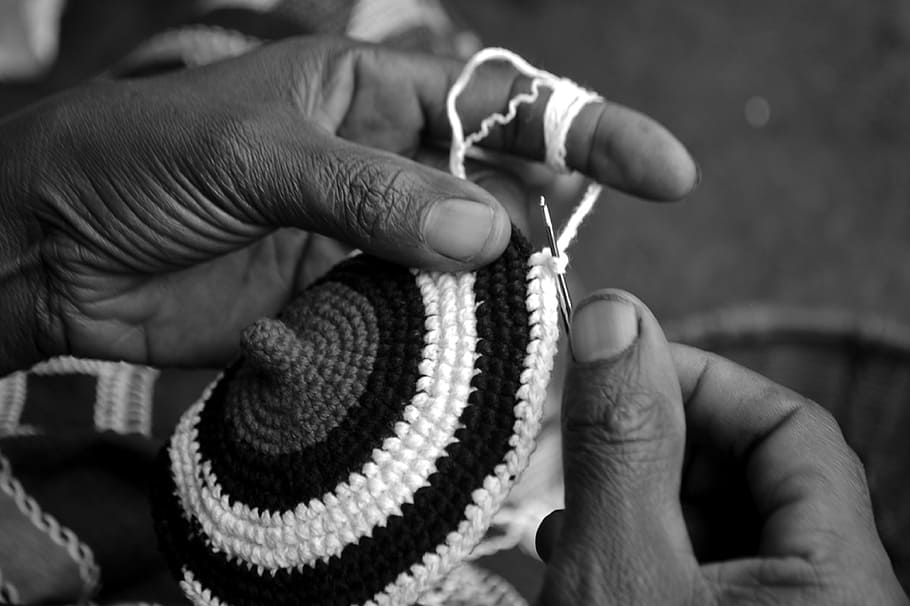 weaving, handmade hat, african, human Hand, men, people, human body part HD wallpaper
