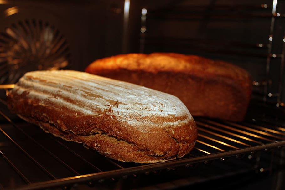 bread, bake, crispy, food, baker, bake bread, baked goods, snack HD wallpaper
