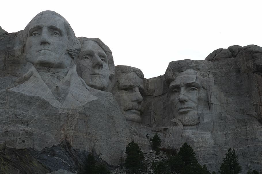 mount rushmore, national monument, presidential, sculpture