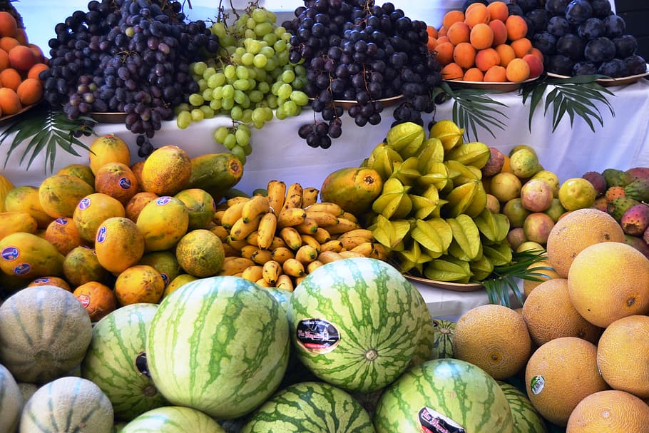 fruit, market, healthy eating, food and drink, choice, freshness HD wallpaper