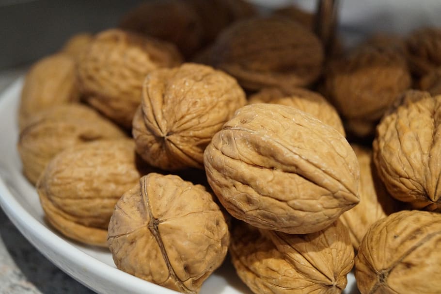 walnuts, christmas, advent, food and drink, freshness, healthy eating HD wallpaper