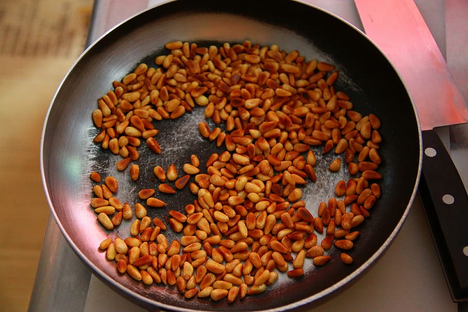 pine nuts, vegetable, food, food and drink, kitchen utensil HD wallpaper