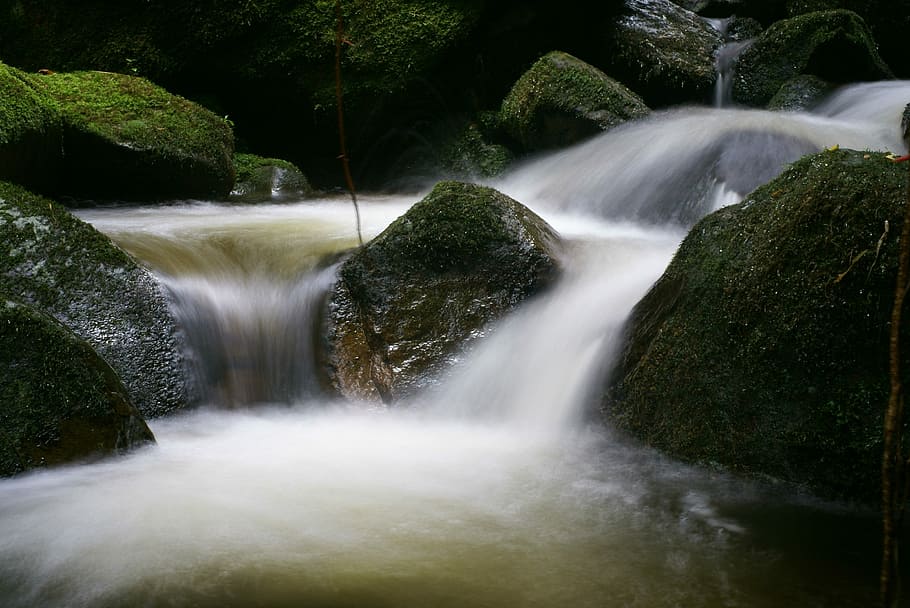 Nature, Waterfall, Movement, Print, rio, motion, long exposure HD wallpaper