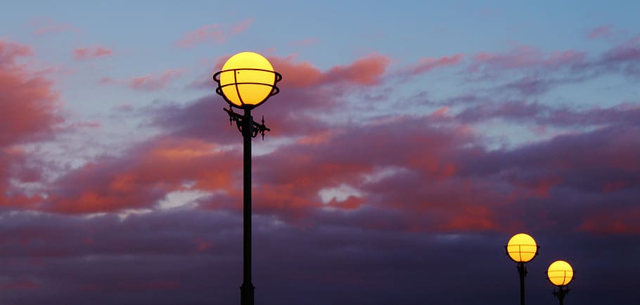 Lamp, Outdoor Lighting, Twilight, lantern, sky, street light HD wallpaper