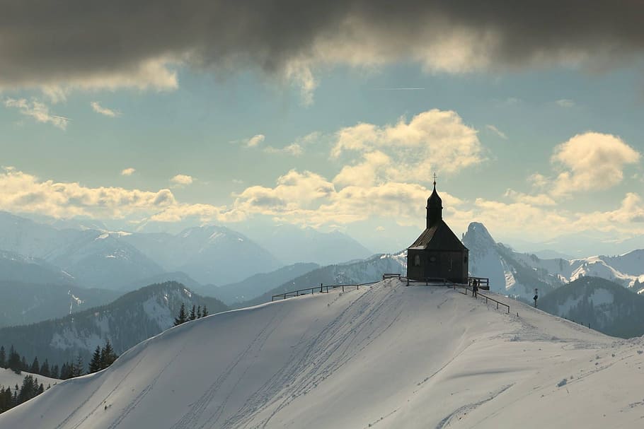 Easter, Spring, Mountain, Snow, Sun, hope, faith, european Alps HD wallpaper