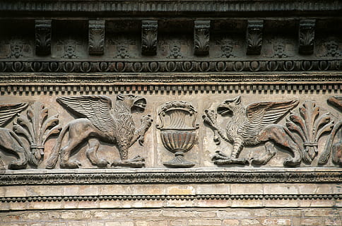 closeup photo of sphinx sculpture, Frieze, Architecture, Linear HD wallpaper