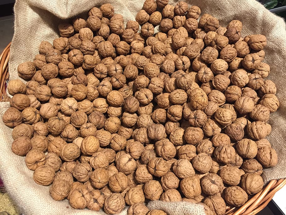 food, nut, healthy, walnuts, food and drink, freshness, large group of objects HD wallpaper