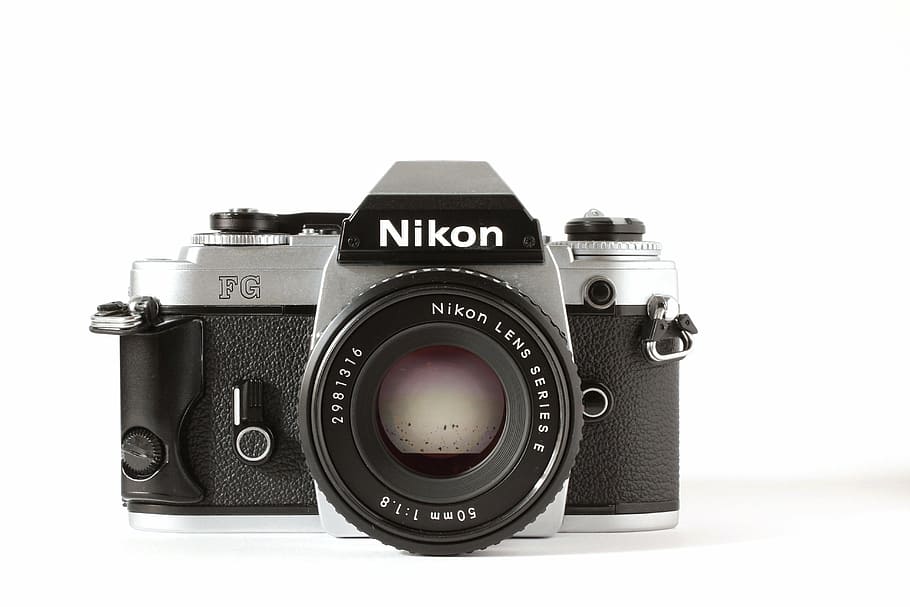 nikon, analog, camera, old camera, photograph, vintage, lens HD wallpaper