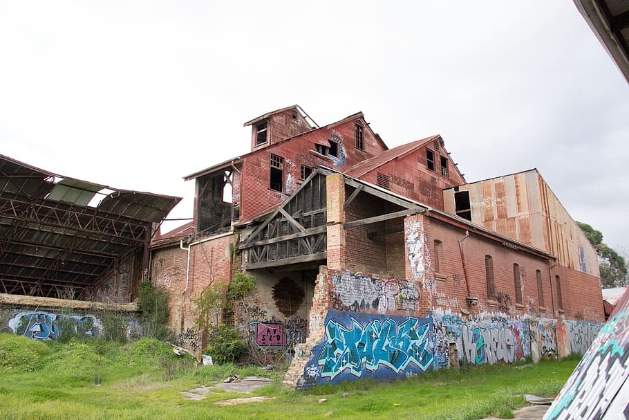 decay, urban, grunge, old, dirty, building, city, abandoned HD wallpaper