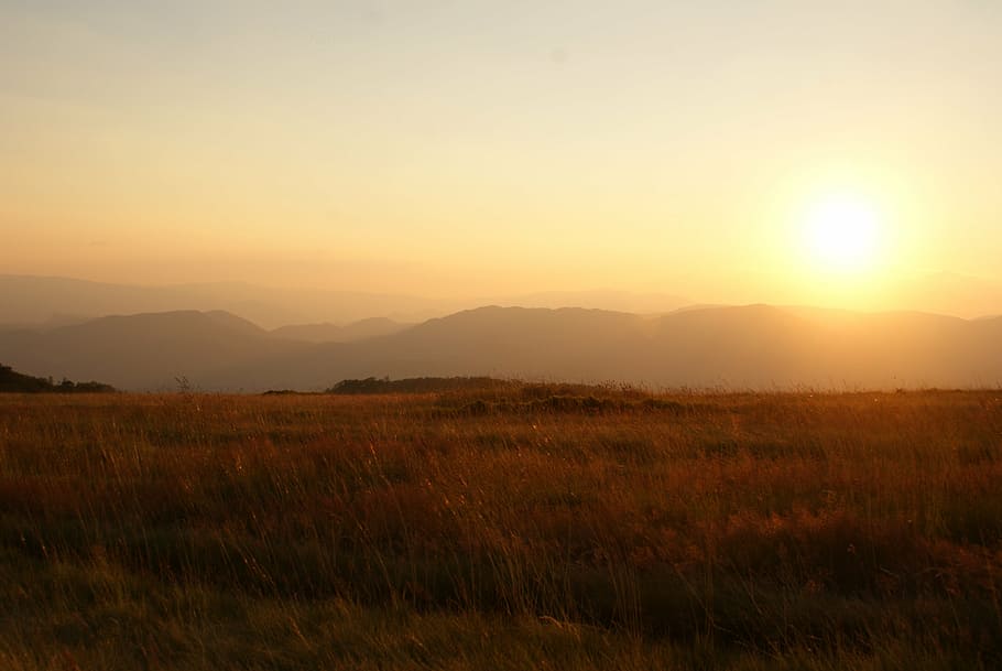 sunrise, sunset, sky, landscape, sunlight, travel, outdoor HD wallpaper