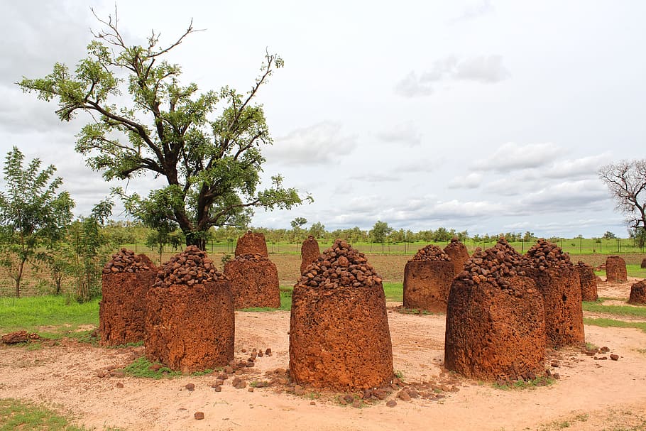 Wassu Stone Circle, Stone Circle, ancient, gambia, africa, world heritage site, HD wallpaper