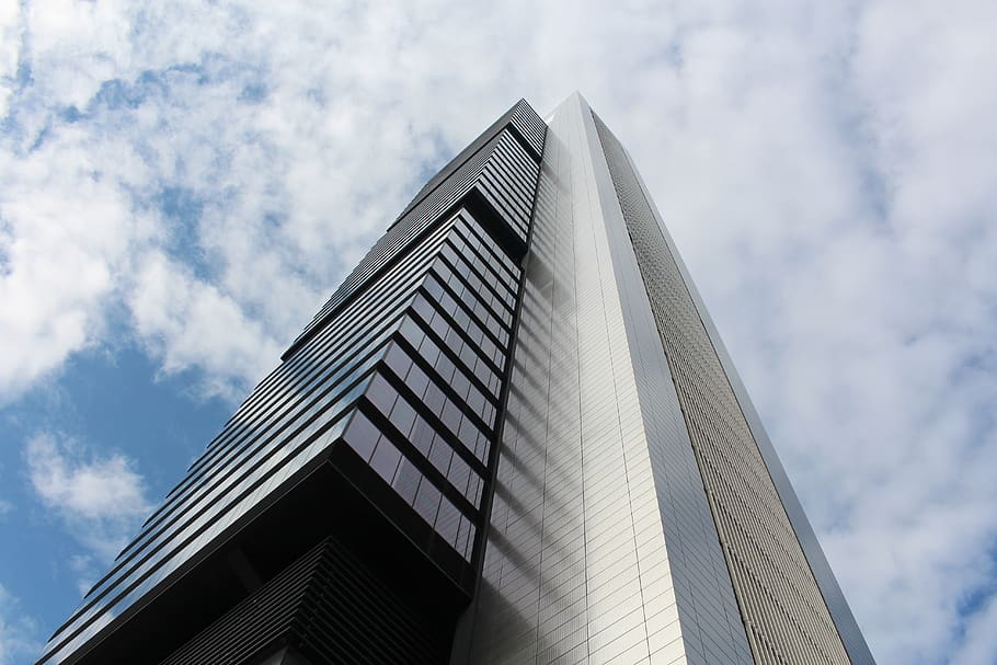 architecture, foster building, skyscraper, modern, low angle view HD wallpaper
