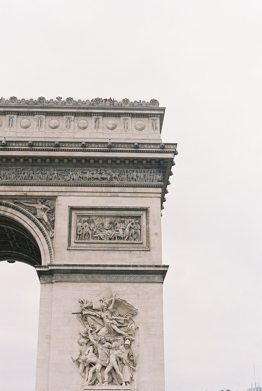 Arch de Triomphe, Paris during daytime, Arc De Triomphe, France, HD wallpaper