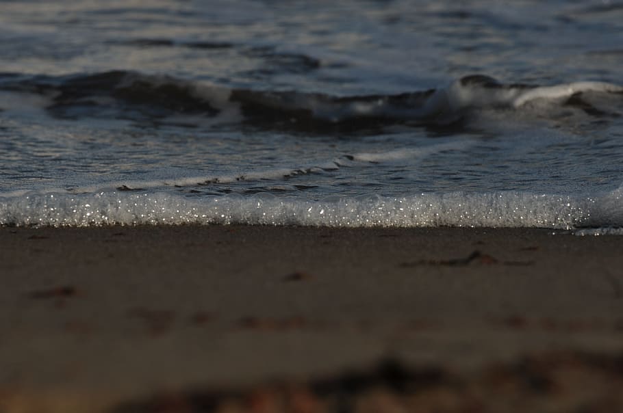shore, beach, se, sea, water, land, wave, motion, sand, beauty in nature HD wallpaper
