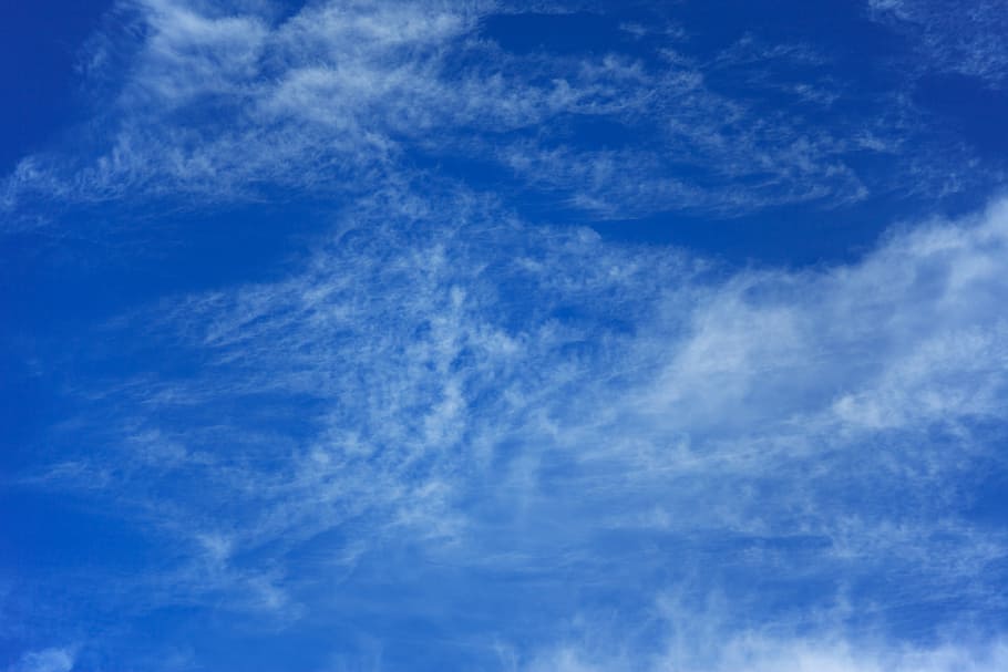 sky with clouds, Air, Atmosphere, Background, blue, bright HD wallpaper