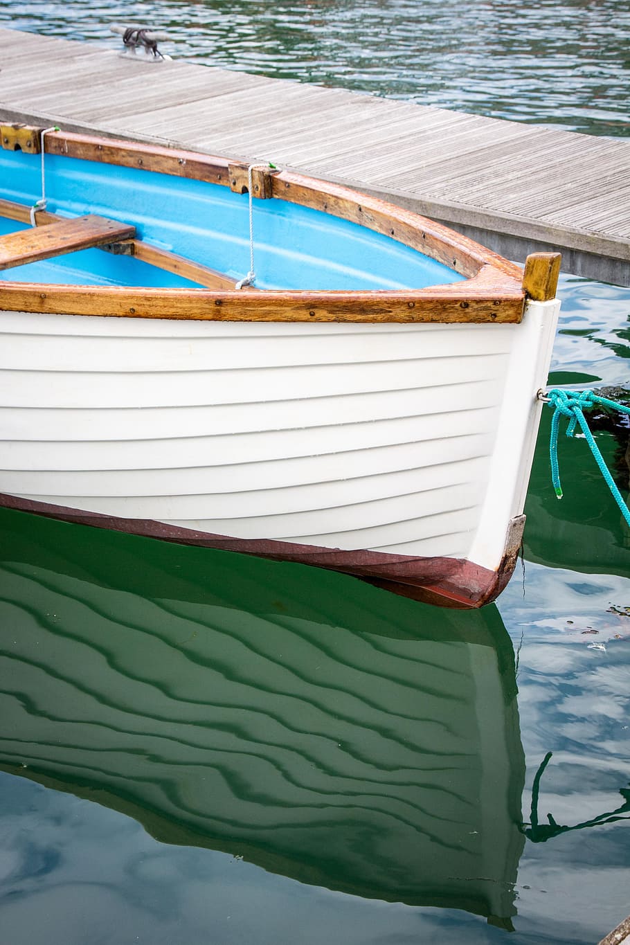 Boat, Marina, Reflections, Water, Sea, harbor, blue, nautical HD wallpaper