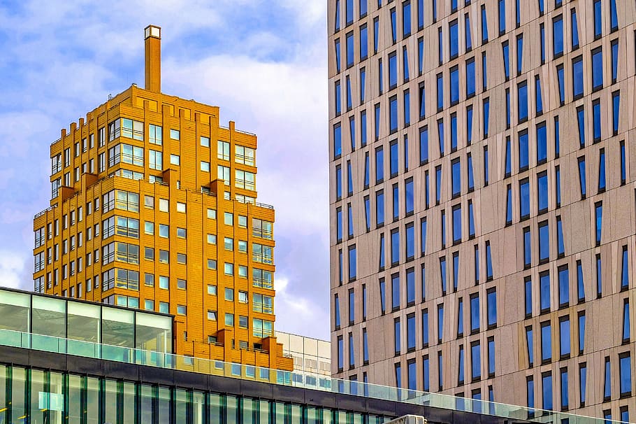 building, tower, architecture, modern, office, rotterdam, netherlands HD wallpaper