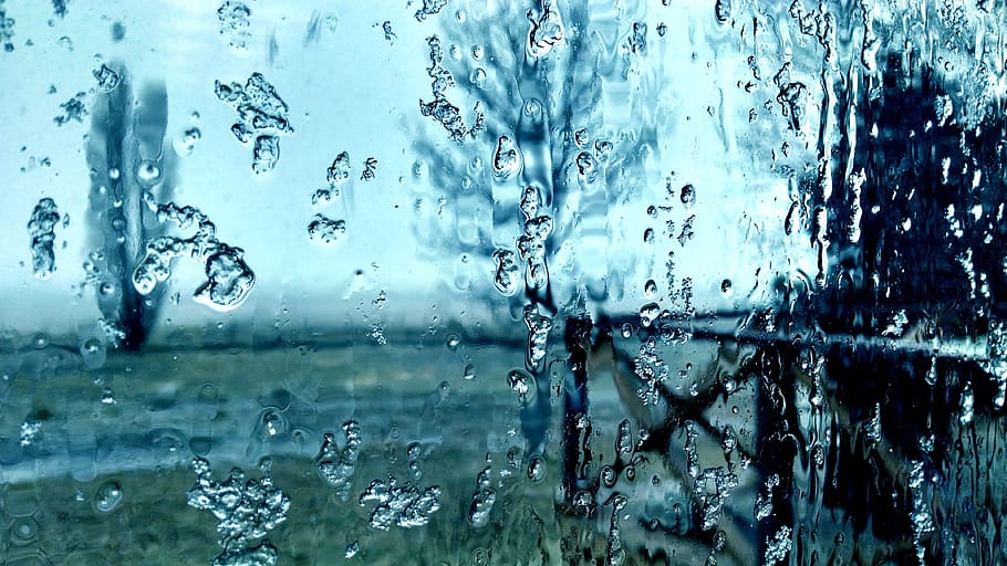 water dew on glass, frost, melting, window, rain, dreary, wet HD wallpaper