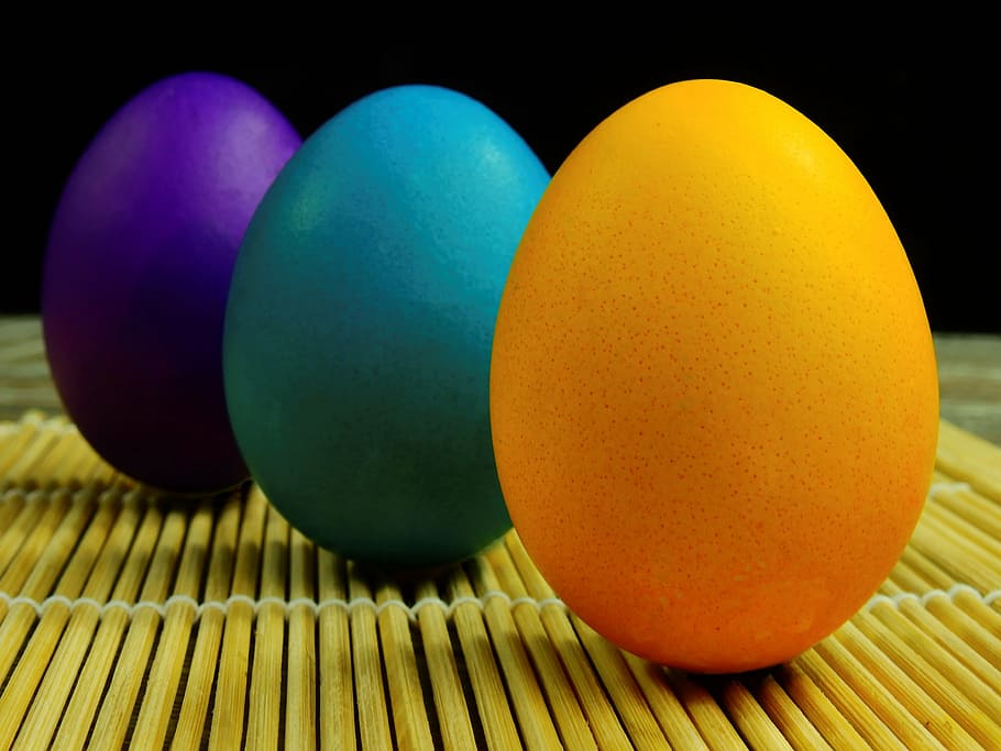 easter, easter eggs, colorful, colored, festival, multi colored HD wallpaper