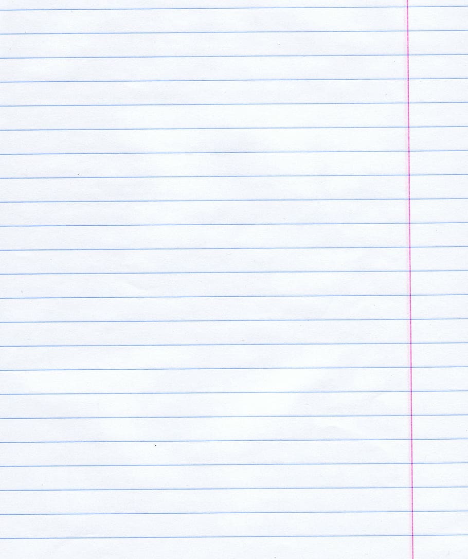 white lined paper, notebook paper, texture, lines, page, note Pad HD wallpaper