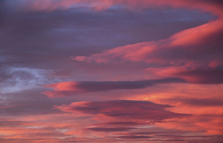 nature, landscape, clouds, sky, red, cloud - sky, beauty in nature HD wallpaper