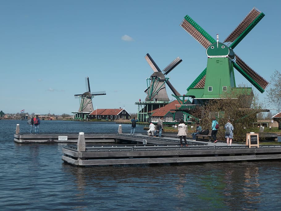Mill, Water, Courses, water courses, alternative energy, wind power HD wallpaper