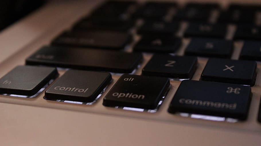 macbook, keyboard, ctrl, control, keys, computer, input, typing HD wallpaper