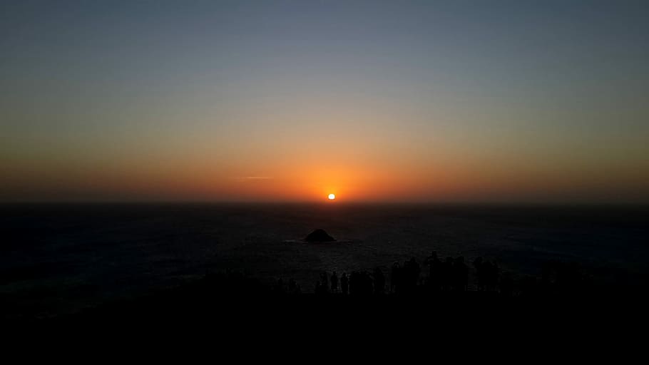 Sun, Sunset, Sky, cabodelavela, cityscape, horizon, silhouette HD wallpaper